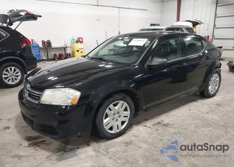 2013 Dodge Avenger Se from USA, damaged, VIN 1C3CDZAB1DN652614
